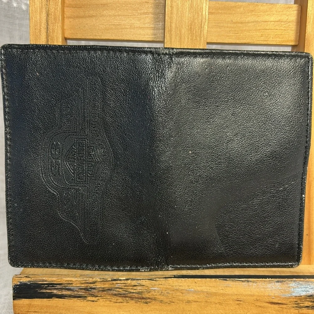 Harley-Davidson vintage rare leather bifold wallet